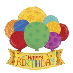 Ballons Happy Birthday Bannière