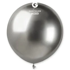 Ballon Shiny - 48 cm - Couleur Argent