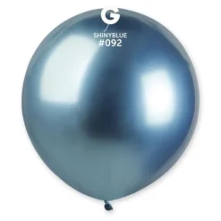 Ballon Shiny - 48 cm - Couleur Bleu