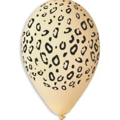 10 Ballons Jungle - 30 cm - Couleur Ivoire