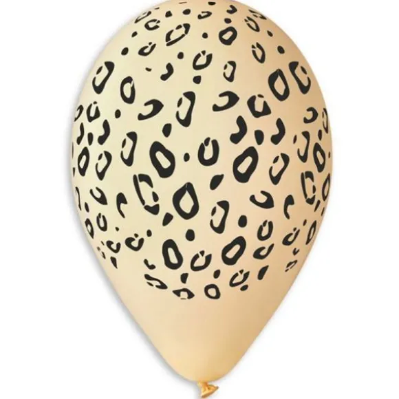 10 Ballons Jungle - 30 cm - Couleur Ivoire