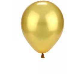 2 Ballons à LED - 23 cm - Couleur Or