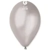 10 Ballons Métallisés Argent - 30 cm