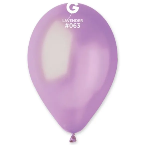 30 Ballons Métallisés - 25 cm - Couleur Lavande