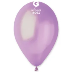 50 Ballons Métallisés - 30 cm - Couleur Lavande