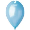 50 ballons métallisés en latex - 30 cm - Couleur Bleu Aqua