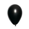 50 Ballons Métallisés Noir - 30 cm