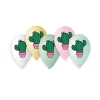 5 Ballons multicolores Cactus
