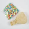 6 Ballons multicolores à confettis