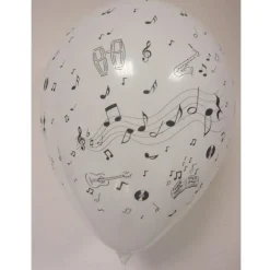 8 Ballons Notes de Musique