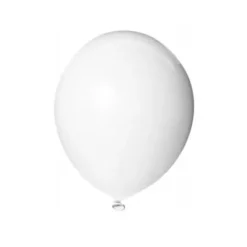 25 Ballons Opaques Blanc - 15 cm