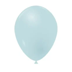 20 Ballons Opaques Bleu Pastel - 25 cm