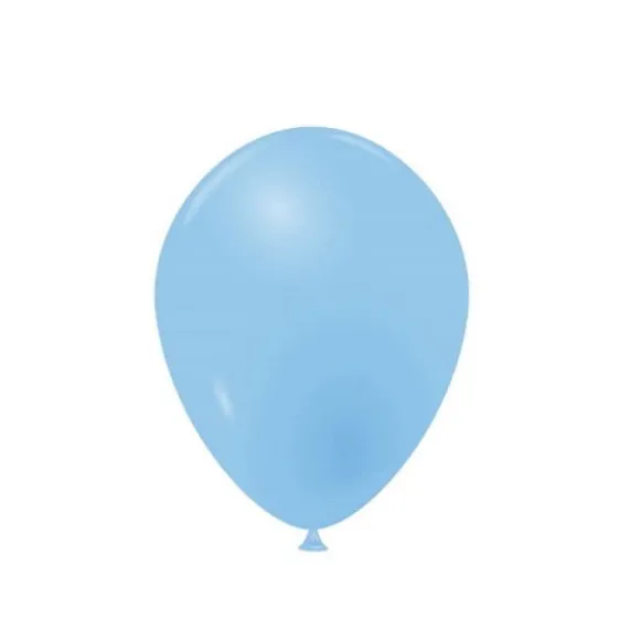 25 Ballons Opaques Bleu Pâle - 15 cm