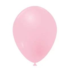 100 Ballons Opaques Rose Pastel - 25 cm