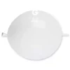 12 Ballons Ronds avec Lien - 33 cm - Couleur Blanc