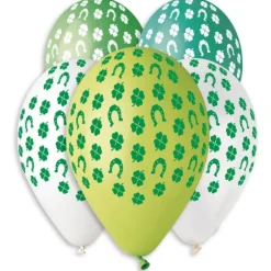 10 Ballons Saint-Patrick - 30 cm - Couleurs Assorties