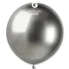 3 Ballons Shiny - 48 cm - Couleur Argent