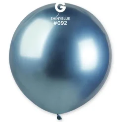 3 Ballons Shiny - 48 cm - Couleur Bleu