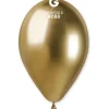 5 Ballons Shiny - 33 cm - Couleur Or