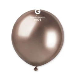3 Ballons Shiny - 48 cm - Couleur Rose Gold
