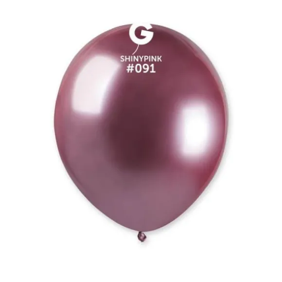 50 Ballons Shiny - 13 cm - Couleur Rose