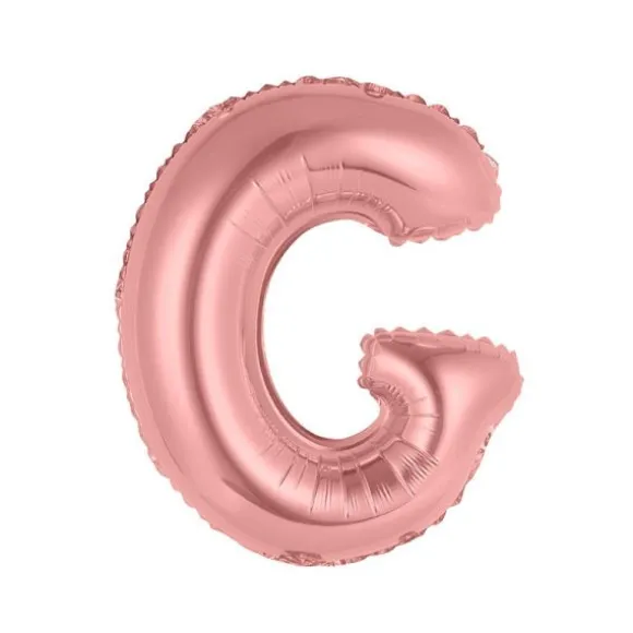 5 Ballons Shiny - 33 cm - Couleur Rose Gold