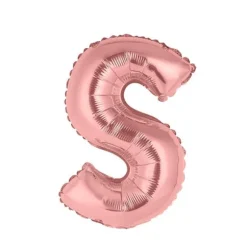 5 Ballons Shiny - 33 cm - Couleur Rose Gold
