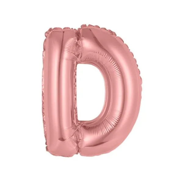 5 Ballons Shiny - 33 cm - Couleur Rose Gold