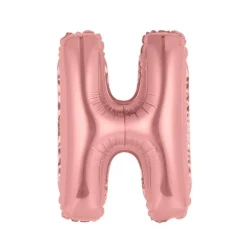 5 Ballons Shiny - 33 cm - Couleur Rose Gold