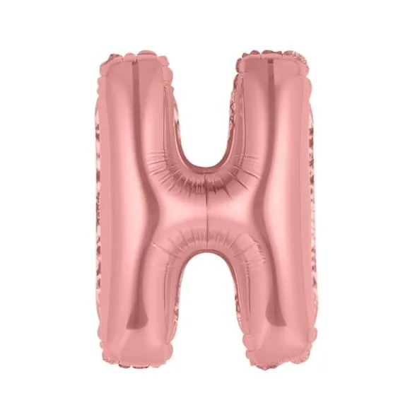 5 Ballons Shiny - 33 cm - Couleur Rose Gold