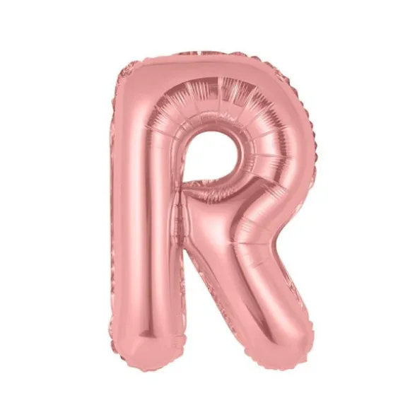 5 Ballons Shiny - 33 cm - Couleur Rose Gold