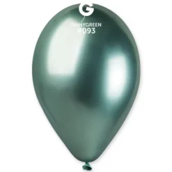 5 Ballons Shiny - 33 cm - Couleur Vert