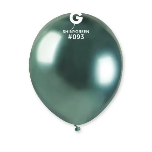 50 Ballons Shiny - 13 cm - Couleur Vert