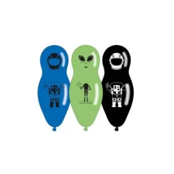 4 Ballons Space Friends assortis
