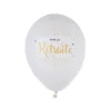 8 Ballons "Vive le Retraite" - Elégant