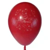 10 Ballons Vive les Mariés Couleur Rouge