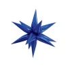 Ballon étoile à 12 branches Glitz Starburst 70 cm – Bleu