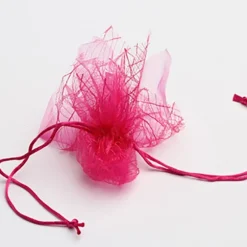 6 Ballotins en Tulle et Organdi "Julia" - Fuchsia