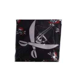 Bandana de Pirate noir avec têtes de mort