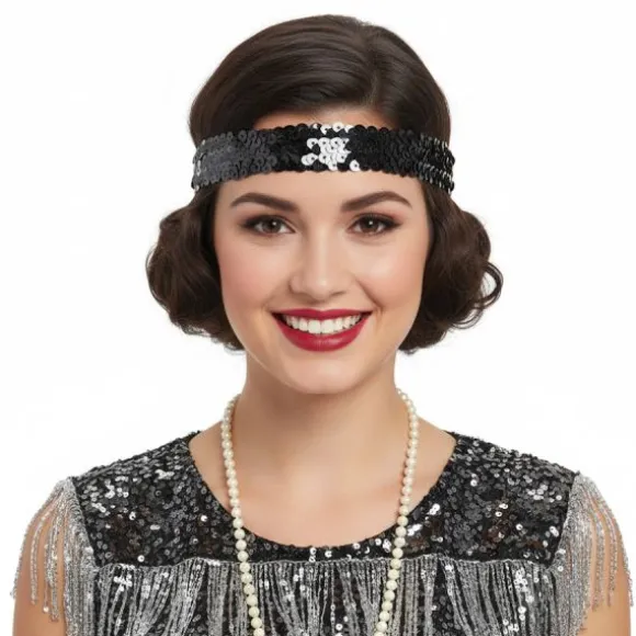 Bandeau Charleston à sequins - Couleur au choix