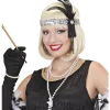 Bandeau Charleston Sequins et Plumes - Argent