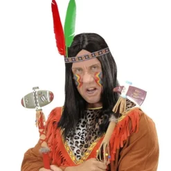Bandeau d'Indien et ses 2 Plumes