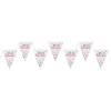 Banderole de 7 fanions "Joyeux Anniversaire" - 3 m - Collection Anni' Festy