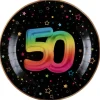 Banderole de 7 fanions pour anniversaire - 3 m - Collection Festicolor - Âge au choix