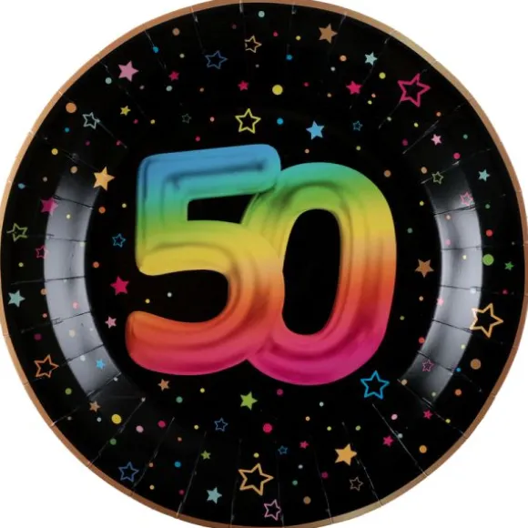 Banderole de 7 fanions pour anniversaire - 3 m - Collection Festicolor - Âge au choix
