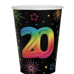 Banderole de 7 fanions pour anniversaire - 3 m - Collection Festicolor - Âge au choix