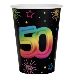 Banderole de 7 fanions pour anniversaire - 3 m - Collection Festicolor - Âge au choix