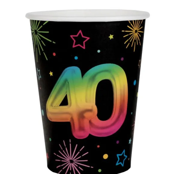 Banderole de 7 fanions pour anniversaire - 3 m - Collection Festicolor - Âge au choix
