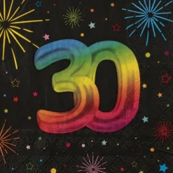 Banderole de 7 fanions pour anniversaire - 3 m - Collection Festicolor - Âge au choix