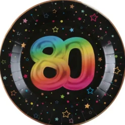 Banderole de 7 fanions pour anniversaire - 3 m - Collection Festicolor - Âge au choix